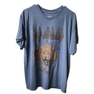 Def Leppard 'Pyromania '83 US Tour' T-shirt MENS SIZE LARGE 🔥